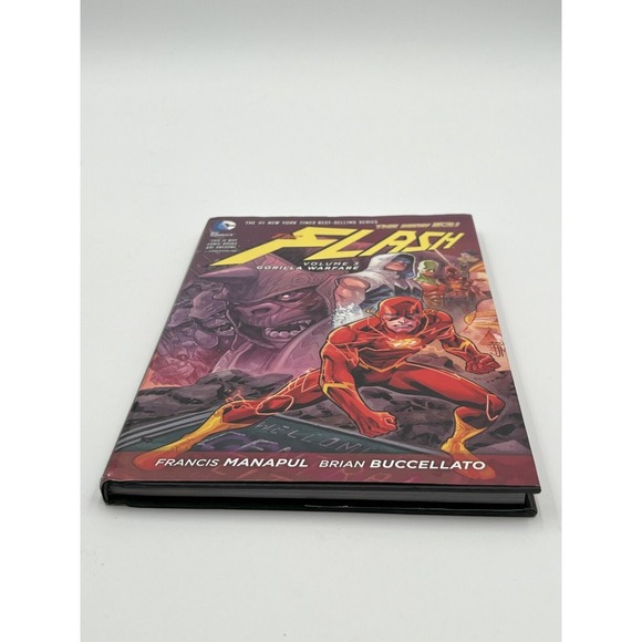 THE FLASH Volume 3 Gorilla Warfare The New 52 DC HCDJ First Print DC Comics - Picture 4 of 14